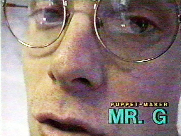 Puppet-maker Mr. G