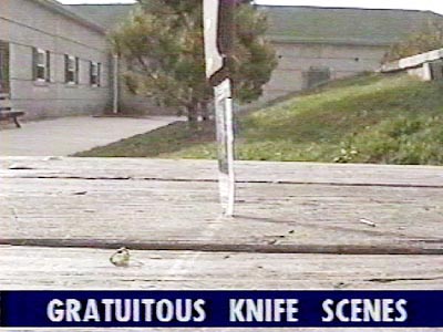 Gratuitous Knife Scenes